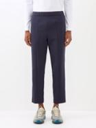 Jacques - Stretch-nylon Trousers - Mens - Navy