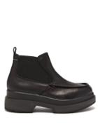 Matchesfashion.com Mm6 Maison Margiela - Raised Sole Leather Chelsea Boots - Womens - Black