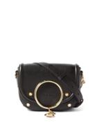 See By Chlo - Mara Ring-hardware Leather Cross-body Bag - Womens - Black
