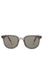 Matchesfashion.com Gentle Monster - Round Frame Acetate Sunglasses - Mens - Grey