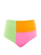 Mara Hoffman - Lydia High-rise Recycled-fibre Bikini Briefs - Womens - Pink Multi