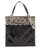 Matchesfashion.com Bao Bao Issey Miyake - Platinum Mermaid Two Tone Tote Bag - Womens - Black Multi