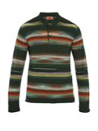 Missoni Striped Wool-blend Polo Shirt