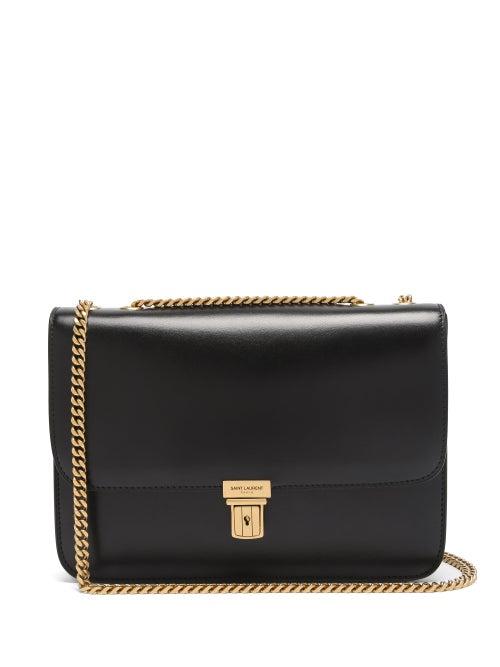 Matchesfashion.com Saint Laurent - Tuc Medium Leather Shoulder Bag - Womens - Black
