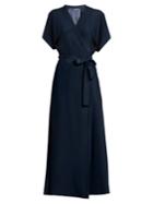 Rhode Resort Jasper Silk-satin Wrap Dress