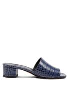 Maryam Nassir Zadeh Sophie Crocodile-effect Leather Sandals