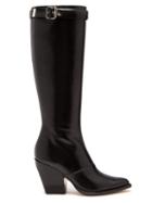 Matchesfashion.com Chlo - Knee High Leather Boots - Womens - Black