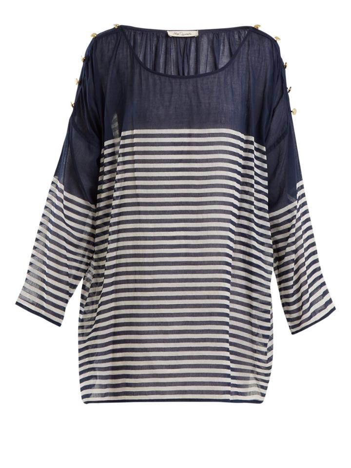 Mes Demoiselles Franklin Striped Cotton Top