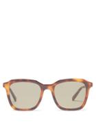 Saint Laurent - Betty Oversized Tortoiseshell-acetate Sunglasses - Womens - Brown Multi