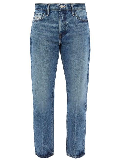 Frame - Le Slouch Distressed Jeans - Womens - Mid Denim