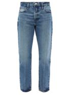 Frame - Le Slouch Distressed Jeans - Womens - Mid Denim