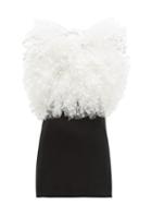 Matchesfashion.com Givenchy - Polka Dot Tulle And Velvet Mini Dress - Womens - White Black