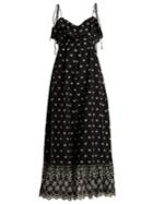 Athena Procopiou Moonbeams Floral-embroidered Dress