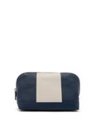 Connolly Striped Leather Wash Bag