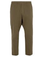 Matchesfashion.com Barena Venezia - Cropped Stretch Cotton Trousers - Mens - Khaki