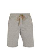 Matchesfashion.com Paul Smith - Mid Rise Cotton Jersey Track Shorts - Mens - Grey