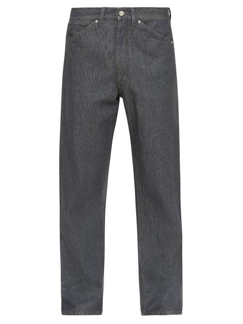 Lemaire - Straight-leg Jeans - Mens - Dark Blue