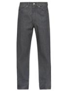 Lemaire - Straight-leg Jeans - Mens - Dark Blue