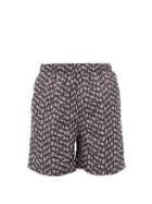 Matchesfashion.com Givenchy - Logo-print Swim Shorts - Mens - Black White