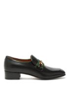 Matchesfashion.com Gucci - Aylen Square Toe Leather Loafers - Mens - Black