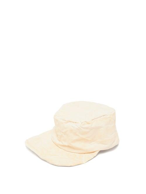 Matchesfashion.com Reinhard Plank Hats - Cyen Canvas Baseball Cap - Womens - Cream