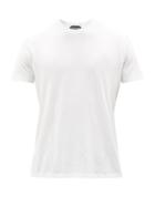 Tom Ford - Crew-neck Jersey T-shirt - Mens - White
