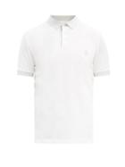 Matchesfashion.com Brunello Cucinelli - Contrast-collar Cotton-jersey Polo Shirt - Mens - White