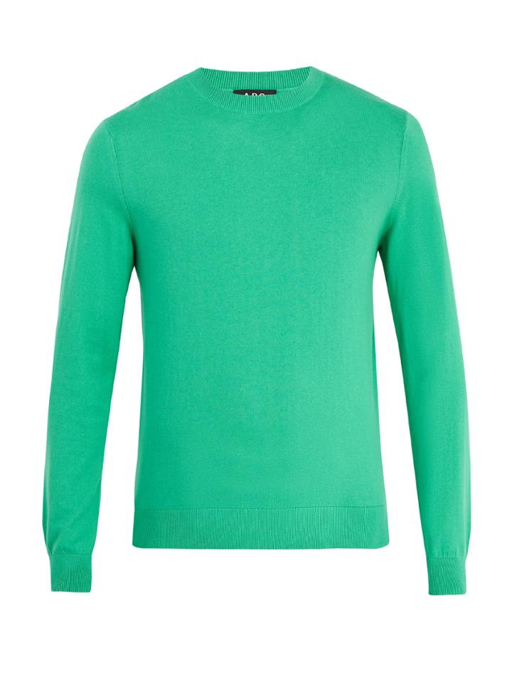 A.p.c. Thierry Cotton-blend Sweater