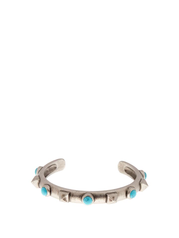 Valentino Rockstud And Stone-embellished Bracelet