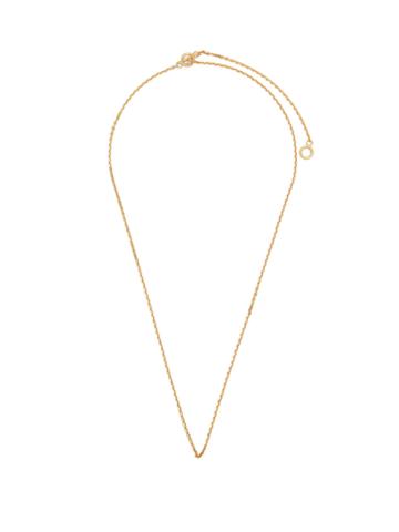 All Blues Polished Gold-plated String Necklace