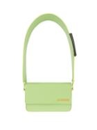 Jacquemus - Carinu Small Leather Shoulder Bag - Womens - Light Green