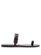 Matchesfashion.com Ancient Greek Sandals - Thalia Braided Leather Sandals - Womens - Black