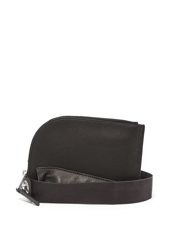 Rick Owens Id Leather Neck Pouch