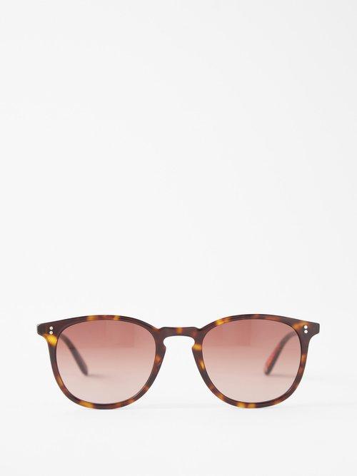 Garrett Leight - Kinney Tortoiseshell-acetate Sunglasses - Mens - Light Tortoiseshell