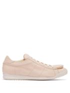 Matchesfashion.com Comme Des Garons Shirt - Exaggerated Tongue Low Top Leather Trainers - Mens - Cream