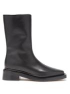 Neous - Bosona Zipped Leather Boots - Womens - Black