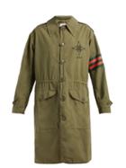 Matchesfashion.com Myar - Noc70 Print Cotton Military Jacket - Womens - Green
