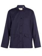 Matchesfashion.com Oliver Spencer - Hockney Linen Jacket - Mens - Navy