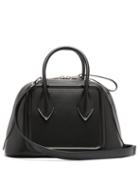 Matchesfashion.com Alexander Mcqueen - Pinter Panelled Leather Bowling Bag - Womens - Black