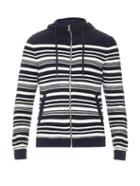Orlebar Brown Caden Percy Striped Cotton Hooded Sweatshirt