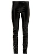 Matchesfashion.com Haider Ackermann - Galanthus High Shine Leather Trousers - Womens - Black