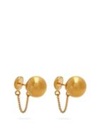 Matchesfashion.com Jil Sander - Spherical Stud Earrings - Womens - Gold