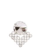 Alessandra Rich Crystal-embellished Pin Brooch