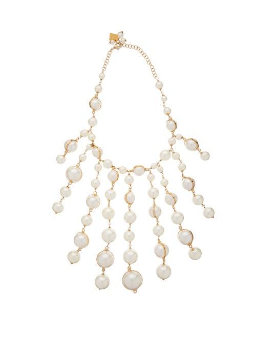 Matchesfashion.com Rosantica By Michela Panero - Epica Faux Pearl Necklace - Womens - Pearl
