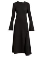 Matchesfashion.com Khaite - Melinda Crepe Dress - Womens - Black