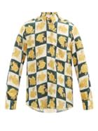 Matchesfashion.com Nanushka - Kaleb Floral-print Checked Shirt - Mens - Multi