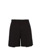 Matchesfashion.com Wooyoungmi - Mid Rise Stretch Cotton Shorts - Mens - Navy