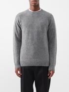 Sunspel - Raglan-sleeve Lambswool Sweater - Mens - Grey