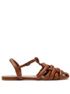 Matchesfashion.com Hereu - Cabersa Woven-leather Slingback Sandals - Womens - Tan
