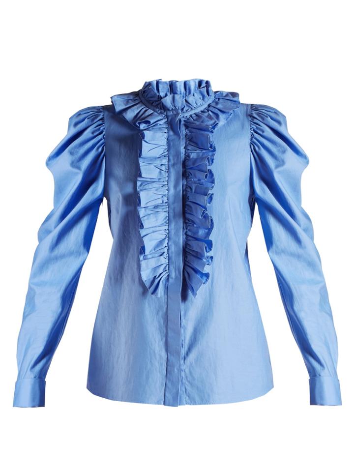 Stella Mccartney Shaylee Ruffle-trimmed Blouse